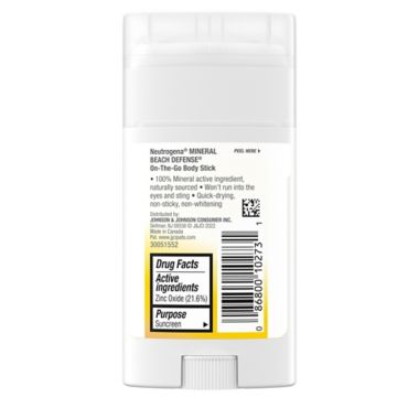 Neutrogena&reg; Beach Defense&trade; 1.5 oz. Mineral Sunscreen Stick SPF 50. View a larger version of this product image.