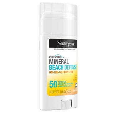 Neutrogena&reg; Beach Defense&trade; 1.5 oz. Mineral Sunscreen Stick SPF 50. View a larger version of this product image.