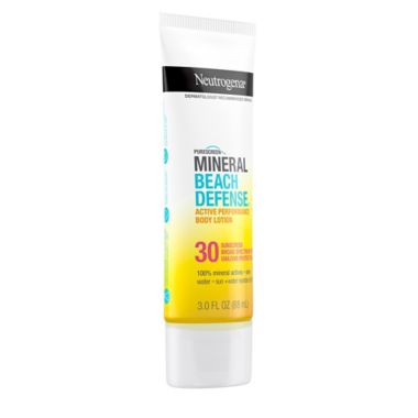Neutrogena&reg; Beach Defense&trade; 3 oz. Mineral Sunscreen Lotion SPF 30. View a larger version of this product image.