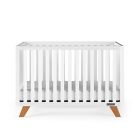 Alternate image 1 for Child Craft&trade; Forever Eclectic&trade;SOHO 4-in-1 Convertible Crib in White/Natural