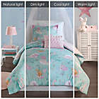 Alternate image 3 for Mi Zone Kids Darya 3-Piece Reversible Twin Comforter Set in Aqua/Pink