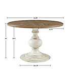 Alternate image 2 for Madison Park Lexi Dining Table in Walnut/Antique Cream