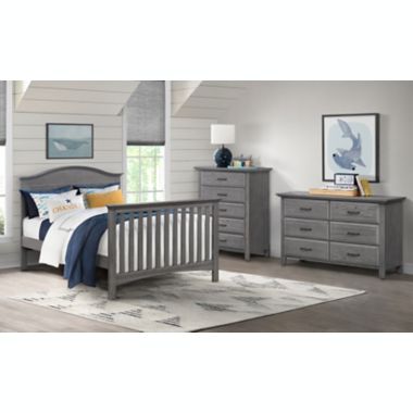 Soho Baby Chandler 4-in-1 Convertible Crib in Graphite Grey. View a larger version of this product image.