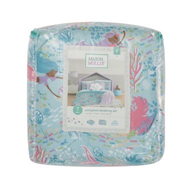 Mason and Mollie&reg; Mermaid Flow Bed in a Bag. View a larger version of this product image.