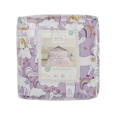 Mason and Mollie&reg; Unicorn 7-Piece Full Bed in a Bag. View a larger version of this product image.