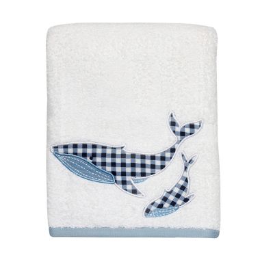 ever &amp; ever&trade; Whale Embroidered Bath Towel. View a larger version of this product image.