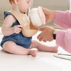 Alternate image 3 for Bella Tunno&trade; "Third Wheel" Wonder Bib in Oatmeal