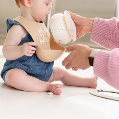 Bella Tunno&trade; "Third Wheel" Wonder Bib in Oatmeal. View a larger version of this product image.