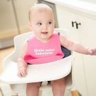 Alternate image 2 for Bella Tunno&trade; "Little Miss Fabulous" Wonder Bib in Pink