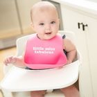 Alternate image 3 for Bella Tunno&trade; "Little Miss Fabulous" Wonder Bib in Pink
