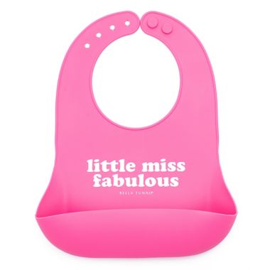 Bella Tunno&trade; "Little Miss Fabulous" Wonder Bib in Pink. View a larger version of this product image.