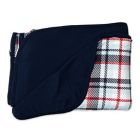 Alternate image 1 for Bellabu Bear&reg; Holiday Plaid 2-Layer Reversible Bamboo Blanket in White