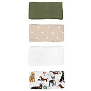 Little Unicorn&reg; 4-Pack Cotton Muslin Squares in Woof