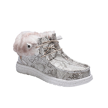 Lamo&reg; Cassidy Size 9 Women&#39;s Casual Shoe in Dove Snake. View a larger version of this product image.