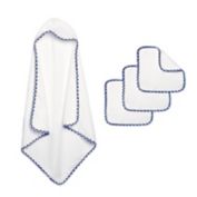 ever & ever&trade; 4-Pack Gingham Washcloths in Blue