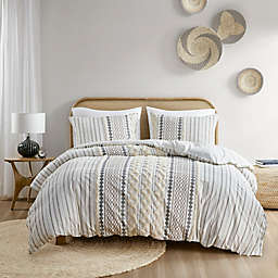INK+IVY Imani 3-Piece Full/Queen Duvet Cover Set in Ivory
