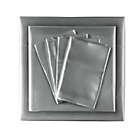 Alternate image 6 for Madison Park Essentials Satin 6-Piece Luxury Queen Sheet Set in Grey
