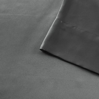 Madison Park Essentials Satin 6-Piece Luxury Queen Sheet Set in Grey. View a larger version of this product image.