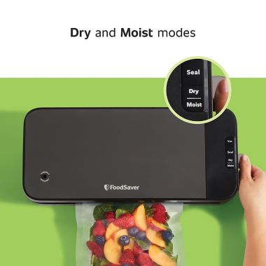 FoodSaver&reg; VS2130 Vacuum Sealing System in Black. View a larger version of this product image.