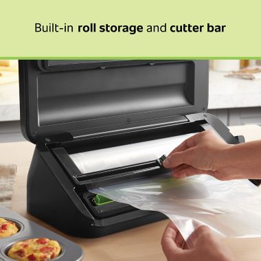 FoodSaver&reg; VS2130 Vacuum Sealing System in Black. View a larger version of this product image.