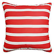 Simply Essential&trade; Club Stripe Square Indoor/Outdoor Throw Pillow