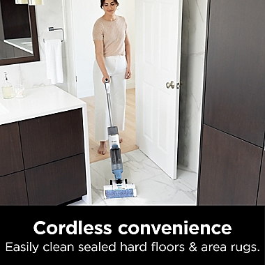 Shark&reg; HydroVac&trade; Pro XL WD201 Cordless Self-Cleaning Vacuum and Mop in Blue. View a larger version of this product image.