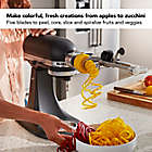Alternate image 3 for KitchenAid&reg; 5-Blade Spiralizer with Peel, Core, and Slice Stand Mixer Attachment
