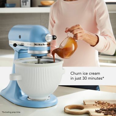 KitchenAid&reg; Ice Cream Maker Attachment in White. View a larger version of this product image.