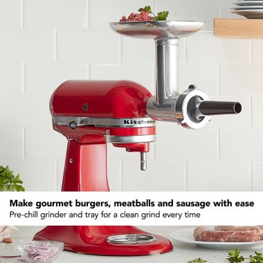 KitchenAid&reg; Metal Food Grinder Attachment. View a larger version of this product image.