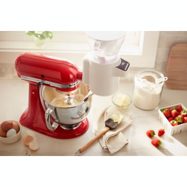 KitchenAid&reg;  Flour Sifter &amp; Scale Attachment in White. View a larger version of this product image.