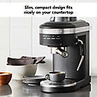 Alternate image 4 for KitchenAid&reg; Semi-Automatic Espresso Machine in Matte Black