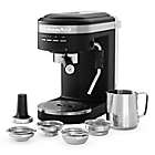 Alternate image 1 for KitchenAid&reg; Semi-Automatic Espresso Machine in Matte Black