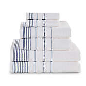 Rimini Turkish Cotton 6-Piece Towel Set in White