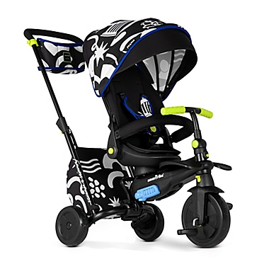 smarTrike&reg; Kelly Anna STR7 Explore Stroller Trike in Black/White. View a larger version of this product image.