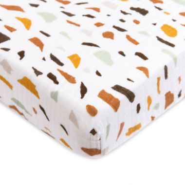 Babyletto&reg; Organic Cotton Muslin Mini Crib Sheet. View a larger version of this product image.