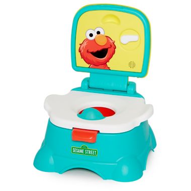 Sesame Street&reg; Elmo Hooray 3-in-1 Potty in Blue/Yellow. View a larger version of this product image.