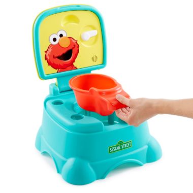 Sesame Street&reg; Elmo Hooray 3-in-1 Potty in Blue/Yellow. View a larger version of this product image.
