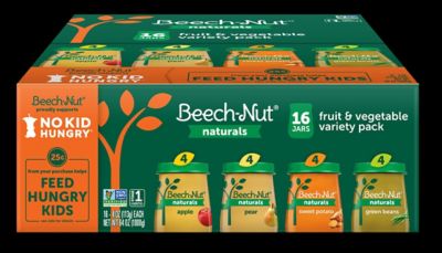 Beech-Nut&reg; 16-Pack Stage 1 Natural Fruit &amp; Vegetable Variety Pack