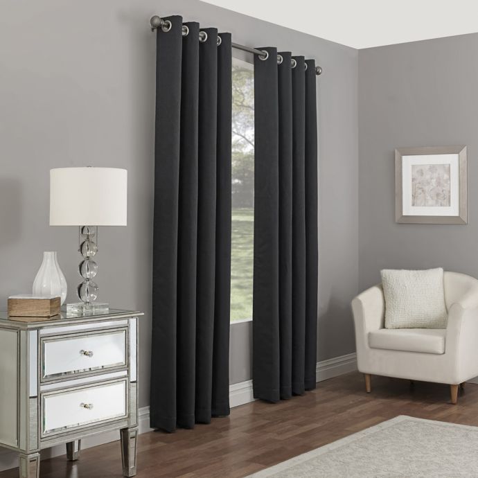 Madeira Grommet 100 Blackout Window Curtain Panel Bed