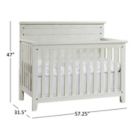 Alternate image 13 for Soho Baby Ellison 4-in-1 Convertible Crib in Rustic White