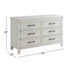 Alternate image 7 for Ellison 6-Drawer Dresser