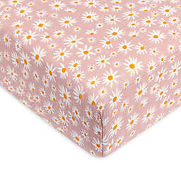 Babyletto® Organic Cotton Muslin Standard Crib Sheet in Daisy