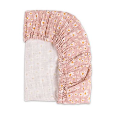 Babyletto&reg; Organic Cotton Muslin All-Stages Midi Crib Sheet. View a larger version of this product image.