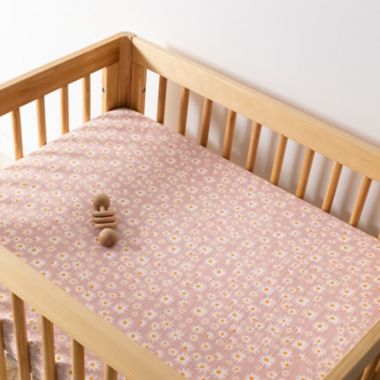 Babyletto&reg; Organic Cotton Muslin All-Stages Midi Crib Sheet. View a larger version of this product image.