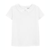 OshKosh B'gosh&reg; Scalloped Peter Pan Collar T-Shirt in White