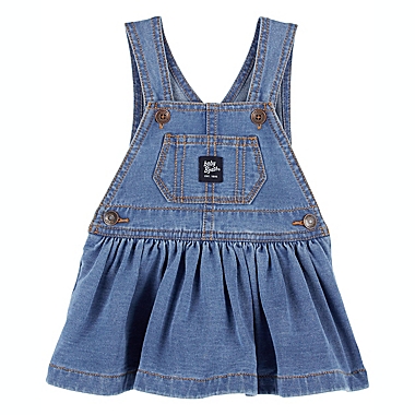 OshKosh B&#39;gosh&reg; Size 6M French Terry Jumper Dress in Blue. View a larger version of this product image.