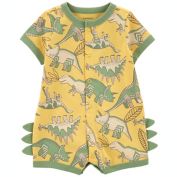 carter's&reg; Dinosaur Snap-Up Romper in Yellow