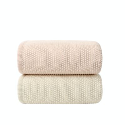 ever &amp; ever&trade; Seed Stitch Sherpa Back Blanket