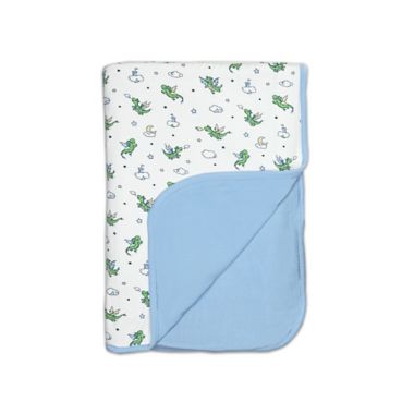 Bellabu Bear&reg; Dragons 2-Layer Reversible Bamboo Blanket in White. View a larger version of this product image.