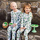 Alternate image 2 for Burt&#39;s Bees Baby&reg; Size 3T 2-Piece Cutest Clover St. Patrick&#39;s Day Pajama Set in Emerald